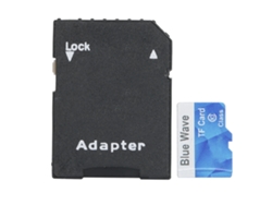 Tarjeta De Memoria 64gb, Almacenamiento Flash Para Teléfonos Móviles, Tablets Y Cámaras Blanco Azul