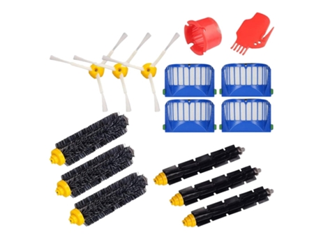 Kit de accesorios de repuesto para IRobot Roomba serie 600 675 690 680 671 652 650 620 Vac cepillo de rodillo de filtro de pieza 15 Uds