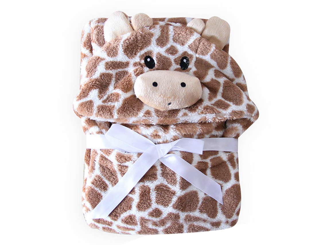 Toalla Con Capucha Para Bebé, Suave, Cálida, Muy Absorbente E Hipoalergénica, Con Un Bonito Diseño De Animales Para Recién Nacidos.