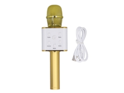 Ats-sistema De Micrófono Inalámbrico Bluetooth Recargable Portátil Para Karaoke En Casa Ktv