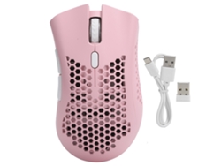 Rato Sem Fio Recarregável Para Jogos Com Resfriamento E Iluminação Rgb Bm600pink Acessórios De Computador