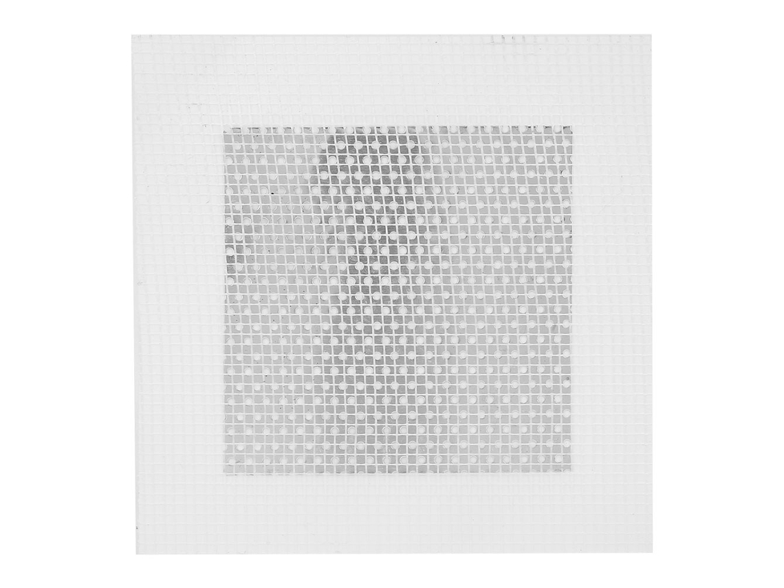 Parche De Reparación Para Agujeros En Paredes Y Techos Con Placa Compuesta De Aluminio Y Plástico De 4 Pulgadas.