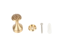 Gancho para toallas de baño de cobre estilo retro, para montaje en pared, multifuncional.