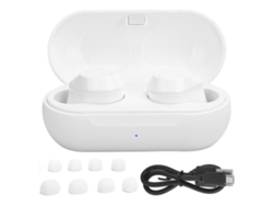 Fone De Ouvido Bluetooth 5.0 Sem Fio Ipx5 À Prova D'água Handsfree Com Controle Táctil Hifi Branco