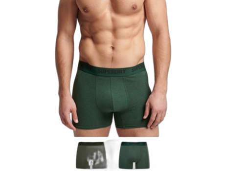 Juego de Boxers para Hombre SUPERDRY (Algodón - XL - Multicolor)