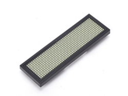 Placa de identificación LED con pantalla desplazable, 4 caracteres chinos