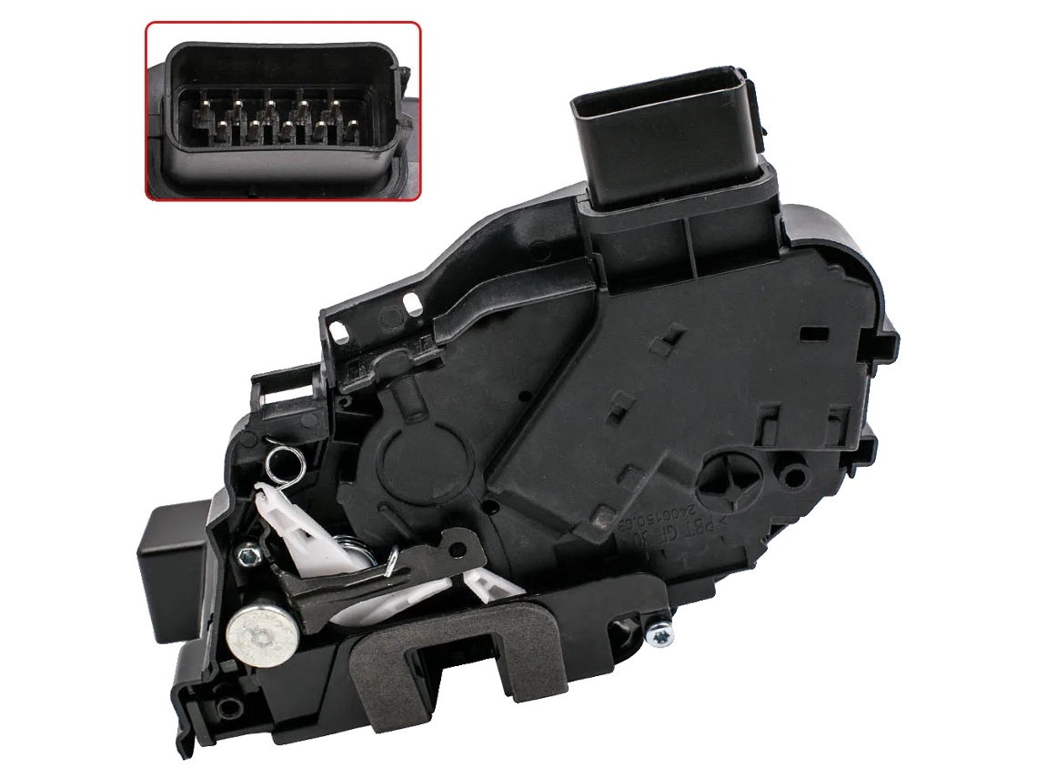 Mecanismo de bloqueo de puerta, lado delantero izquierdo, compatible con varios modelos OEM de Land Rover