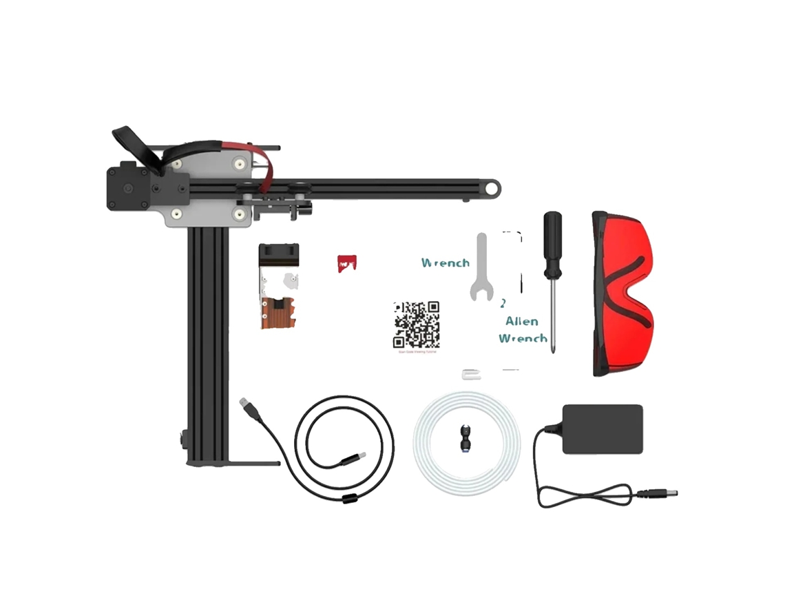 Grabador láser de alta velocidad y manejo versátil de materiales, Neje 5 A40630 7w OEM