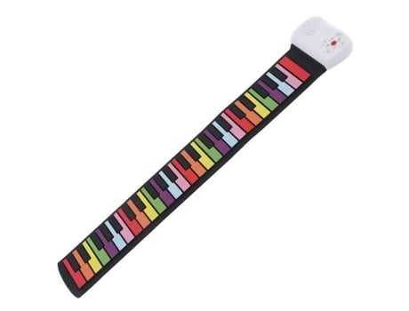 Teclado Flexible Piano enrollable Piano 49 teclas niños teclado Arco Iris Flexible instrumento Musical plegable portátil Ep-17