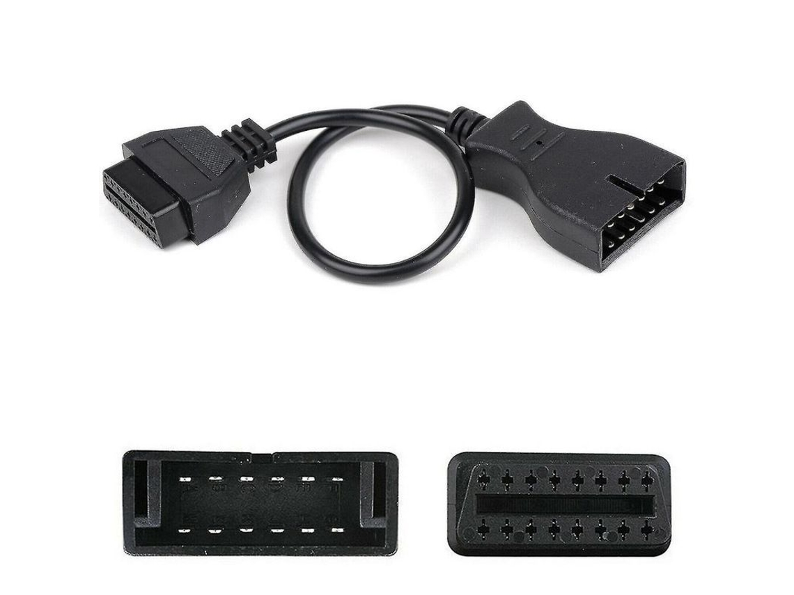 Nuevo Cable Adaptador Obd1 De 12 Pines A Obd2 De 16 Pines Para Vehículos Gm Anteriores A 1996.