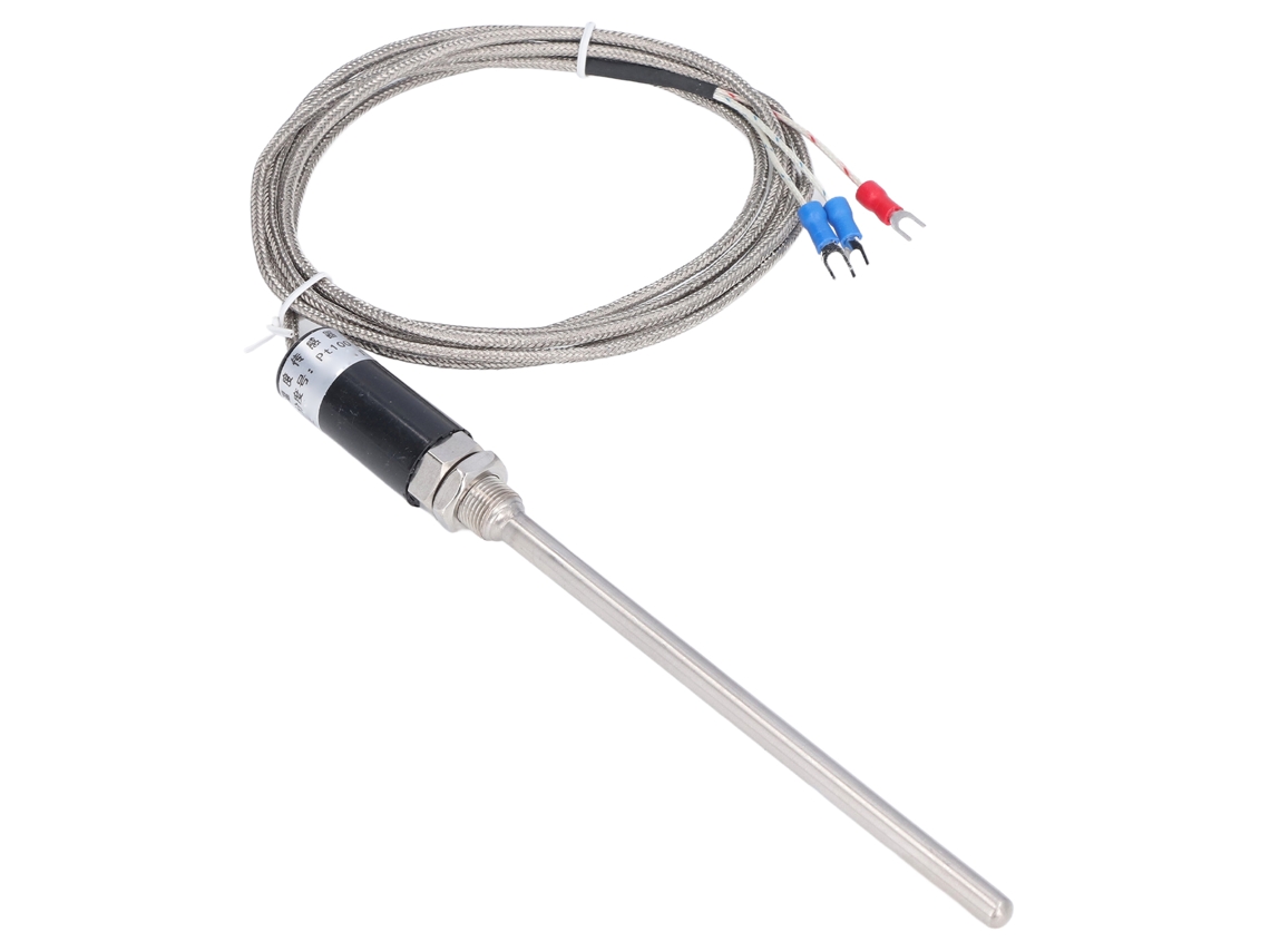Veloriskku-sensor De Temperatura Impermeável Pt100 Termistor Sonda De Medição Wzpt‑10