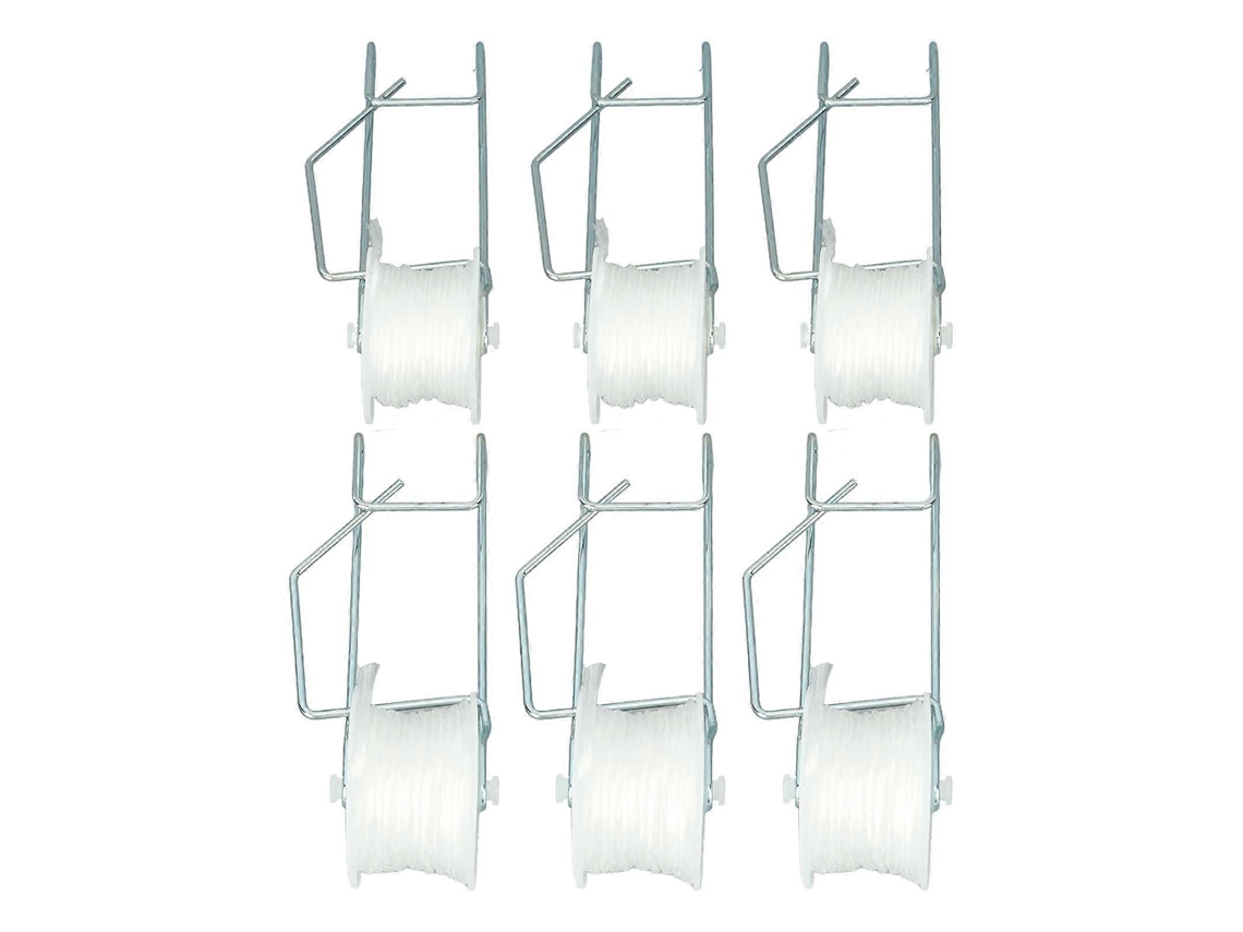 6pcs Ganchos De Soporte Para Tomate Kit Con Cuerda De 15m Para Invernadero Jardin Plantas Trepadoras