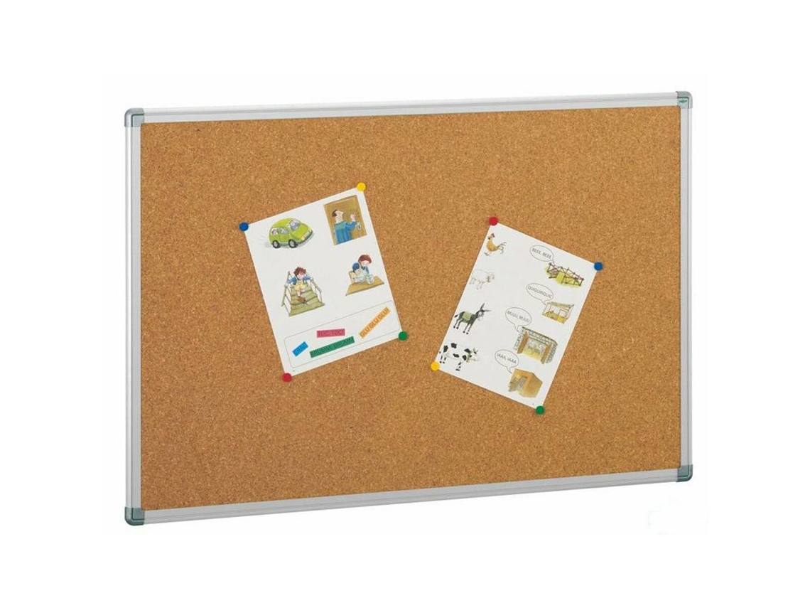 Tablero de Corcho FAIBO Marrón Plateado 100x200 cm