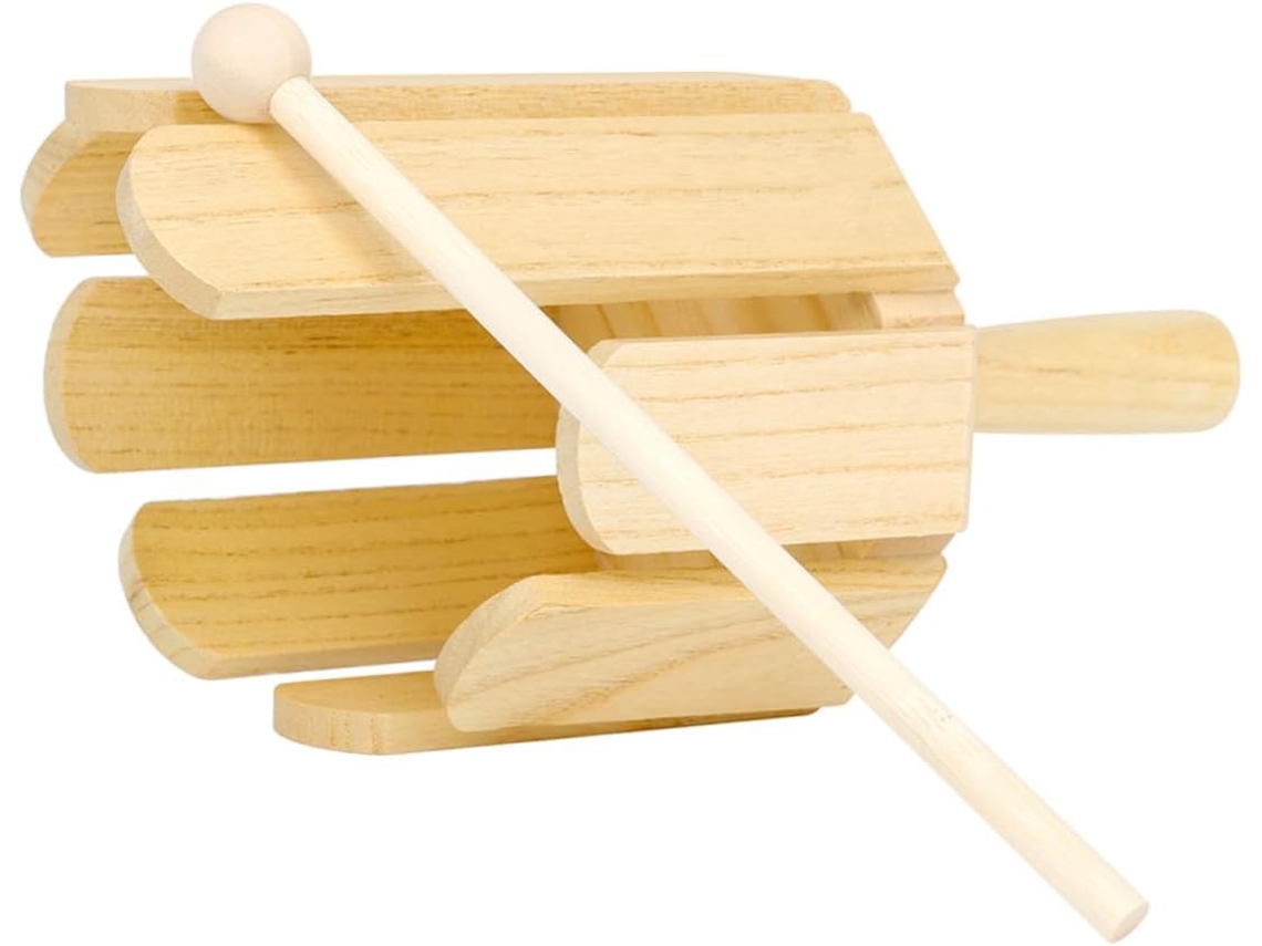 Instrumento De Percusión Sencillo De 8 Tonos De Madera Natural Para Niños Y Niñas