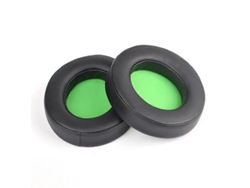2 fundas de esponja para auriculares Razer Blackshark V2/v2x/v2se, color: Elipse (negro, verde, malla)