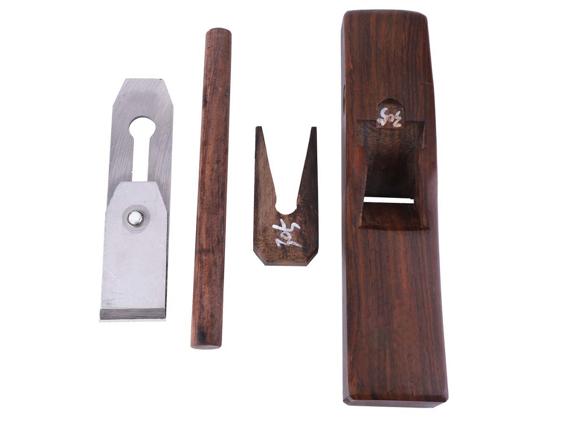 Lima Manual Para Carpinteros, Herramienta Para Trabajar La Madera, Madera De Ébano, Acero, Pulido De Precisión, Refinamiento.