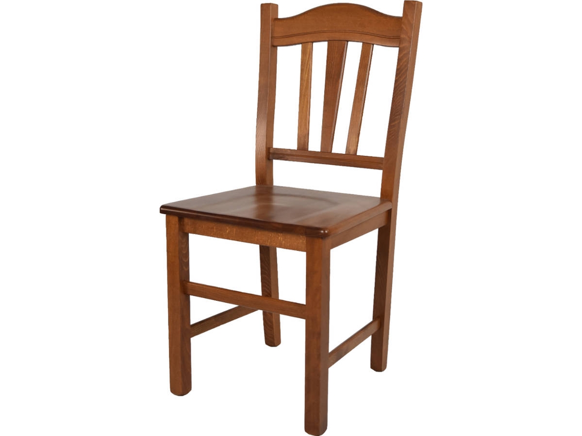 Cadeira T M C S Silvana (Castanho Noz Claro - 94x45x51 cm - Madeira)