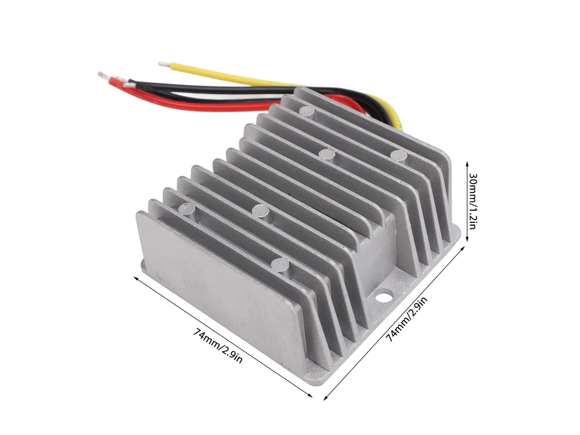 Convertidor reductor de CC a CC de 150 W y 30 A, IP67, de 8-40 V a 5 V, para sistema de seguridad vehicular