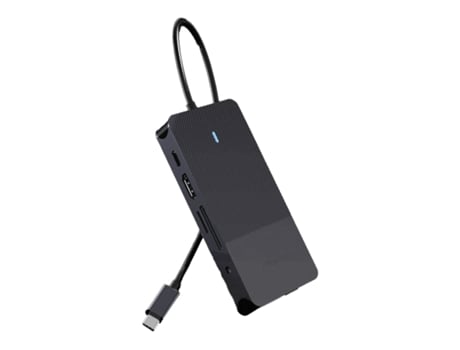Adaptador PISEN Nj-Tc06 10In1 Tipo-C a HDMI 3Usb3.0 Pd100W Sd/TF 1000Mbps VGA Aux 3.5Mm para Huawei Mate40/P50 S20