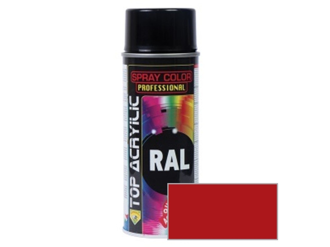 Spray Acrilic Rojo Carmin Ral-3002 400Ml TOP ACRYLIC