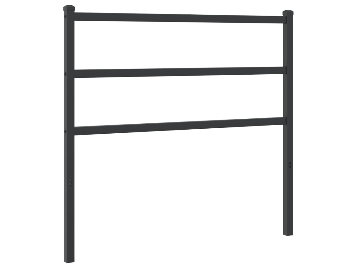 Cabecero de repuesto 100 cm Metal Negro MAISON EXCLUSIVE