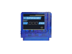 Tarjeta De Juego N8 Supergame Pro 2000 En 1 Fc N8 Tarjeta De Videojuego Retro Para La Serie Ever Drive, Como Las Consolas Fc, Azul