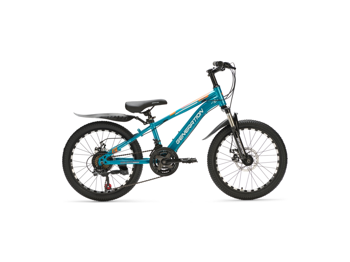 Generation M-760 Bicicleta De Montaña 20 Pulgadas – Azul Claro – Guardabarros