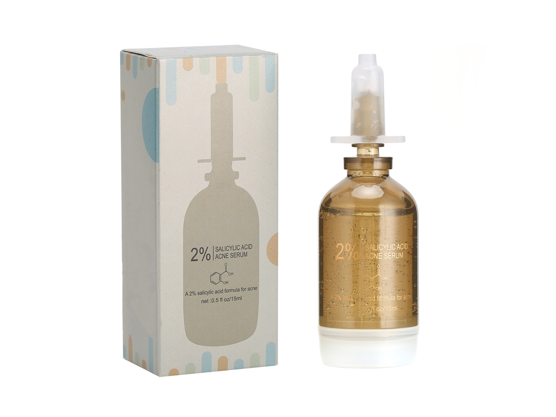 Sérum facial para eliminar las cicatrices del acné y exfoliar el rostro.