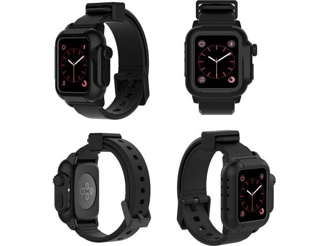 Carcasa WISETONY Apple Watch Series 2 y 3, 42 mm Negro
