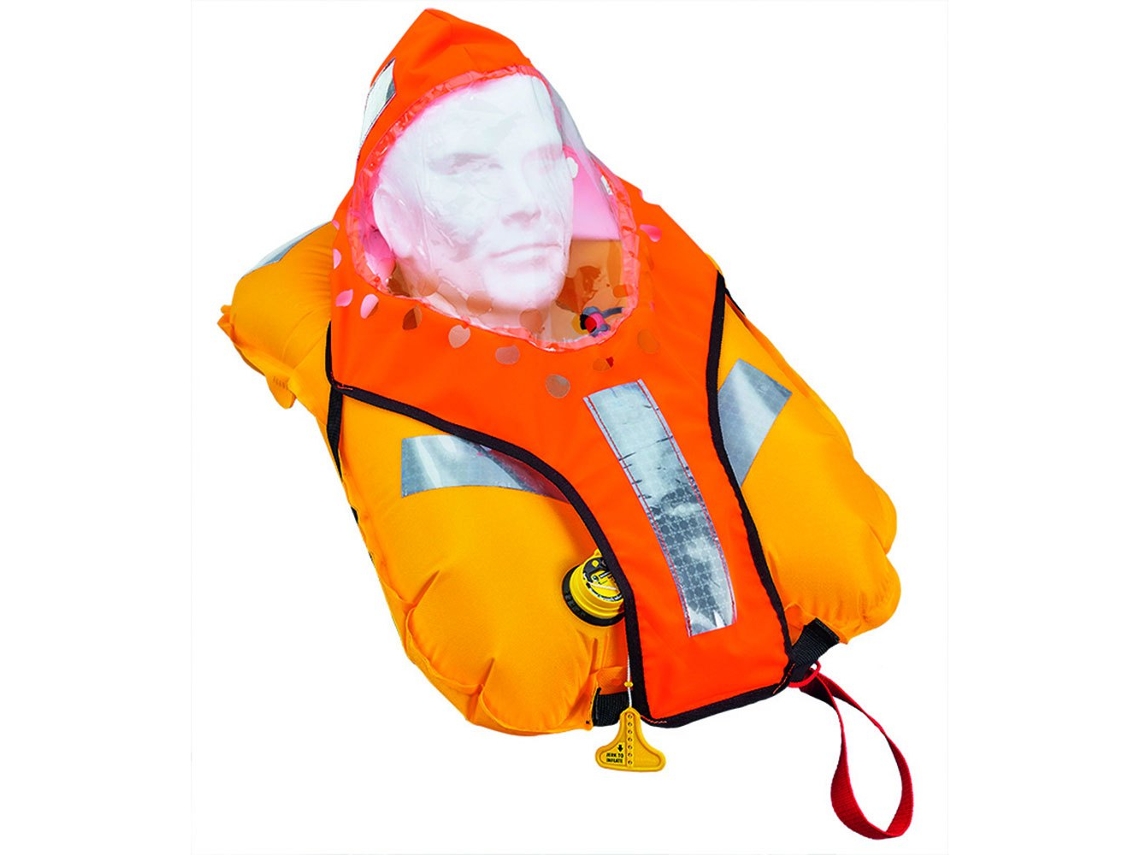Capuz Do Colete Salva-Vidas Laranja Homemplastimo