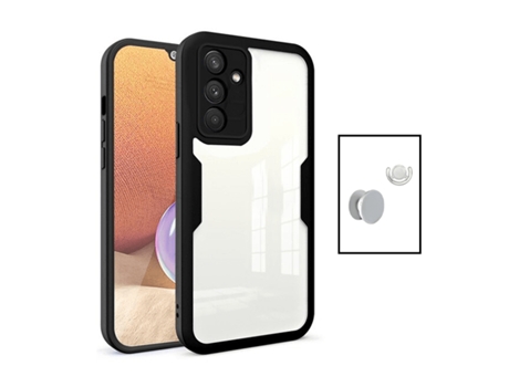 Kit Protección Anti-Crash 360 + 1 GripHolder + 1 GripHolder Blanco para Samsung Galaxy A04s - Negro