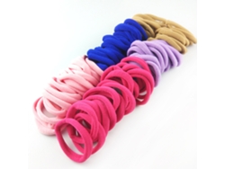 Vlrla-100unidades Seamless High Elastic Cotton Cabelo Ties Para Thick Cabelo
