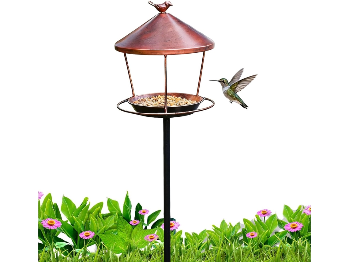 Baños Para Pájaros Para El Jardín: Bebedero Decorativo, Cuenco Para Pájaros A La Intemperie, Independiente Construcción