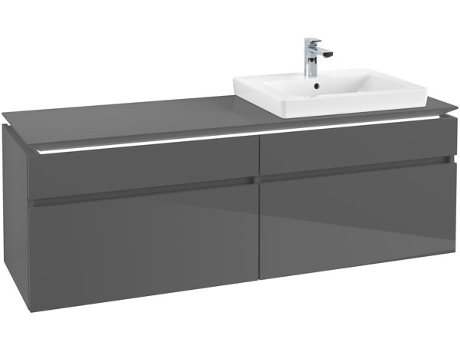 Villeroy &amp Boch Legato Vanity unit B675 1600x550x500mm lavabo a la derecha iluminación LED