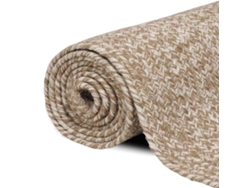 Alfombras De Área Rectangular Natural Y 200 X 290 Cm Yute