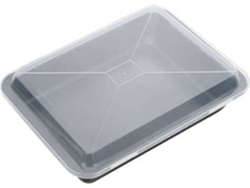 Tablero profundo rectangular c/ tapa de plástico TESCOMA Delícia (36x25cm)