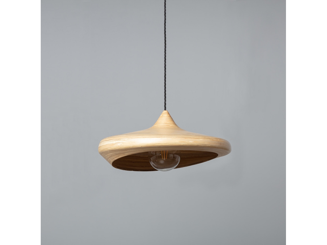 LEDKIA Candeeiro Suspenso Bambú Shuka Kero Big Natural