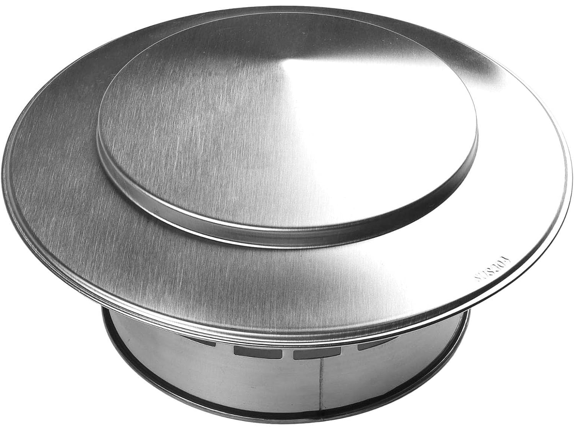 Tapa De Chimenea De Aire De Acero Inoxidable 304 En Campana De Ventilación De Techo