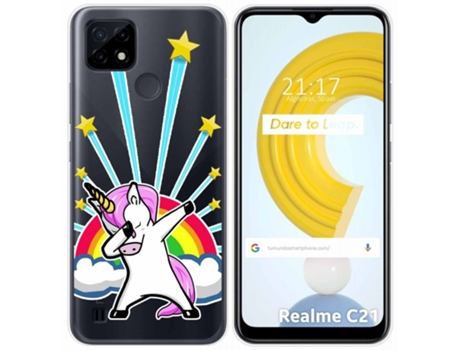 Carcasa Realme C21 TUMUNDOSMARTPHONE Dibujos Transparente Multicolor