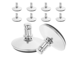 Juego de 10 ruedas de 50 mm para sillas de oficina con reposapiés antideslizante,... CHABERLU