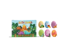 Bomba de baño con forma de dinosaurio de Amz. Fórmula suave con fragancia refrescante para la limpieza de la piel.