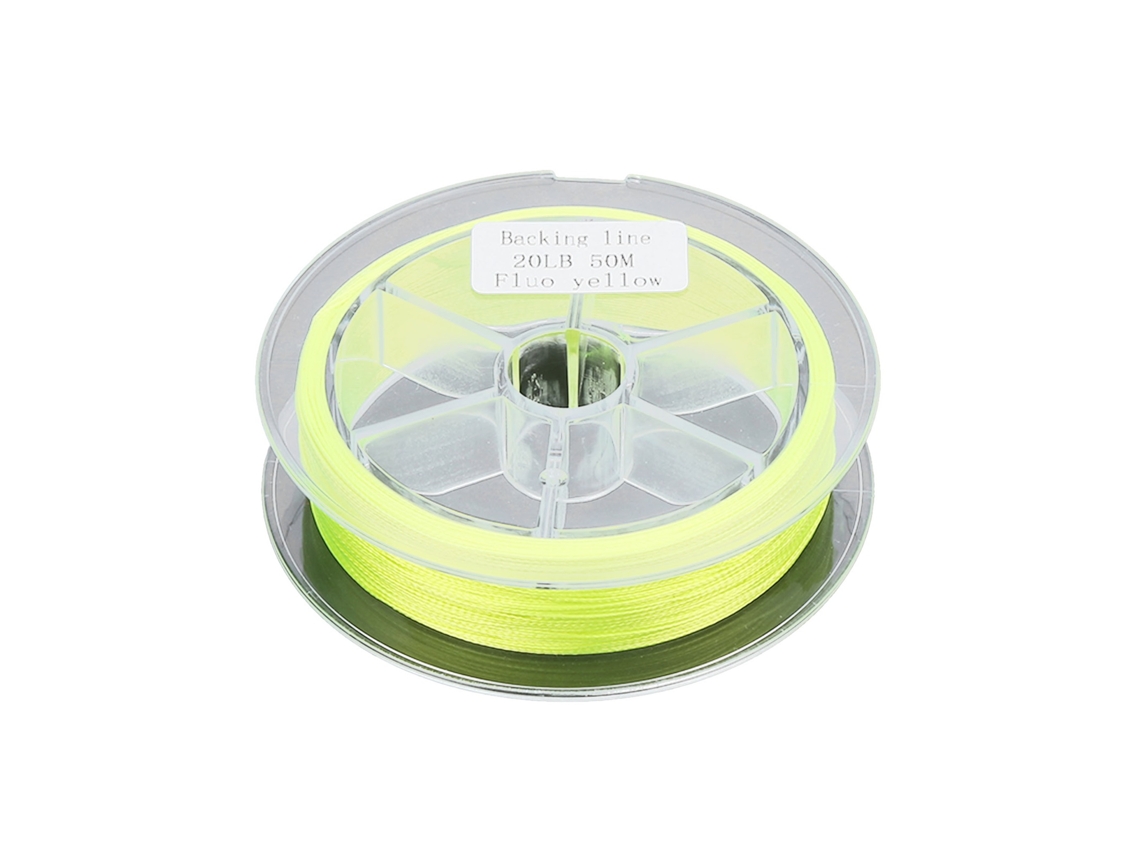 2026rebe-línea De Pesca Con Mosca Prep No Encerada 20lb 50m Llenador De Taza Amarillo Fluorescente