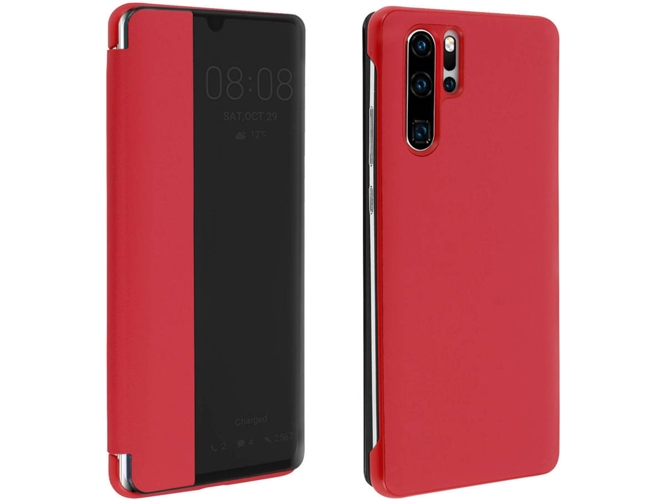Funda Huawei P30 Pro AVIZAR Window Rojo