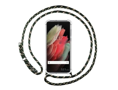 Carcasa Samsung Galaxy S21 Ultra TUMUNDOSMARTPHONE Colgante Verde