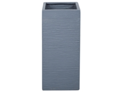 Maceta Cuadrada Gris BELIANI Dion 26x26x60 cm