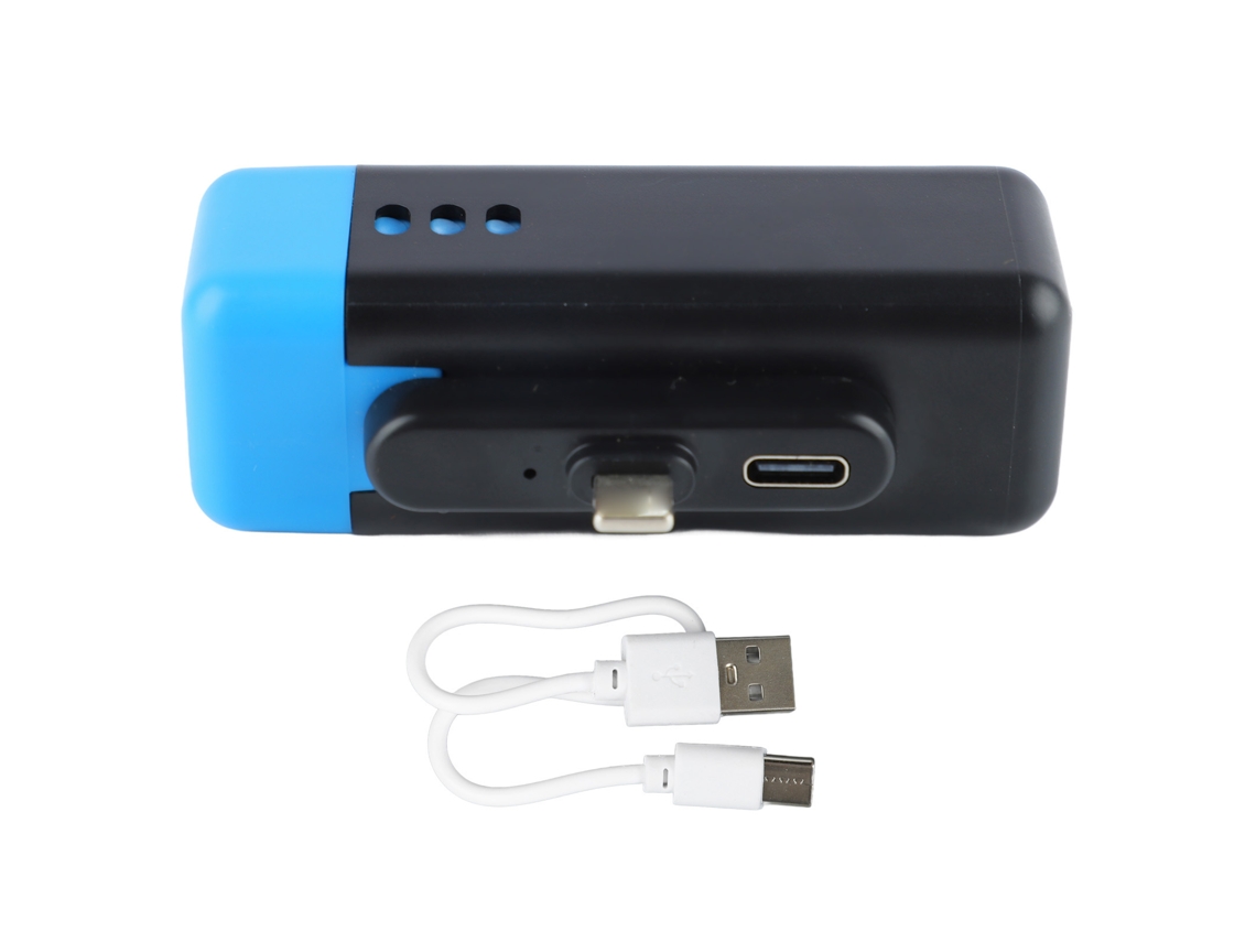 Mini Batería Externa Portátil De 5000 Mah Con Carga Rápida Y Chip Inteligente Para Iphone - Azul