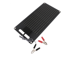 Panel solar (carga la batería del vehículo y el teléfono celular)