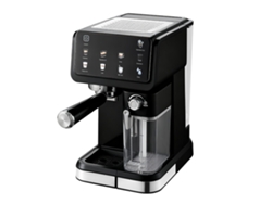Cafetera espresso automática 5600 con espumador de leche, 20 bares de extracción, temperatura constante y pantalla táctil.