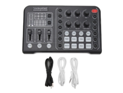 Tarjeta De Sonido Mezcladora Bluetooth Profesional Con 6 Modos De Cancelación De Ruido Para Grabación Y Transmisión En Directo.