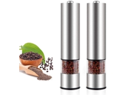 MEOIRUERY Molinillo de sal y pimienta eléctrico recargable por USB, automático, con grano de pimienta negra ajustable, para una cocina ecológica.